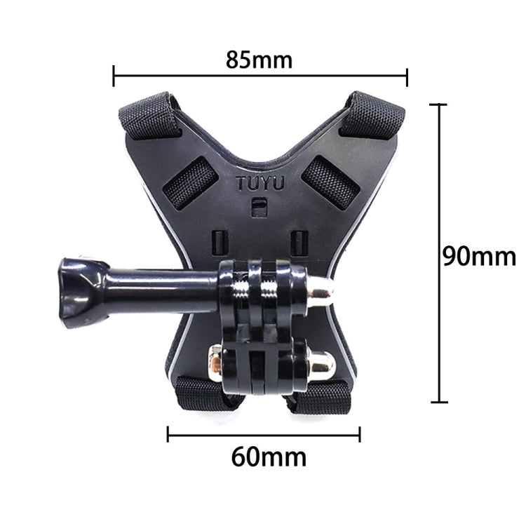 TUYU Motorcycle Helmet Chin Action Camera Mobile Phone Mounting Bracket Blue Bracket+Mobile Phone Clip - HoMEdemic™ 