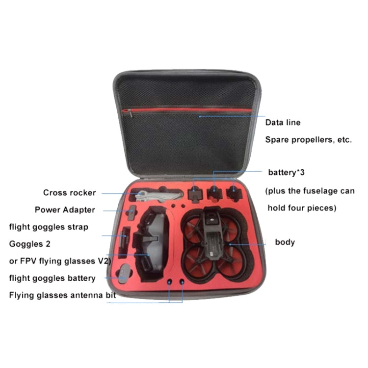PC Hard Shell Waterproof Carrying Case for DJI Avata Drone(Black) - HoMEdemic™ 