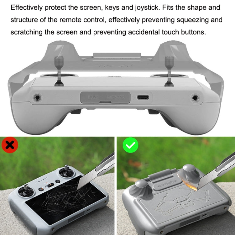 Sunnylife MM3-YK466 RC Joystick Screen Scratch Resistant Remote Control Protective Hood for DJI Mini 3 Pro(Grey) - HoMEdemic™ 