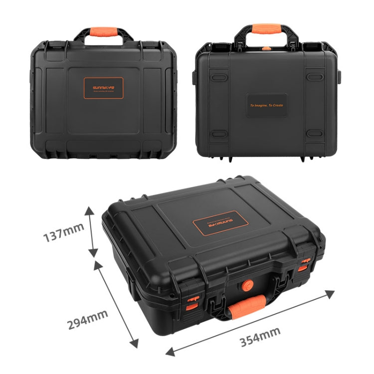 Sunnylife AQX-5 For Mavic 3 Waterproof Safety Box Outdoor Drop Resistant Suitcase(Black) - HoMEdemic™ 