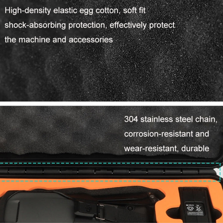 Sunnylife AQX-5 For Mavic 3 Waterproof Safety Box Outdoor Drop Resistant Suitcase(Black) - HoMEdemic™ 