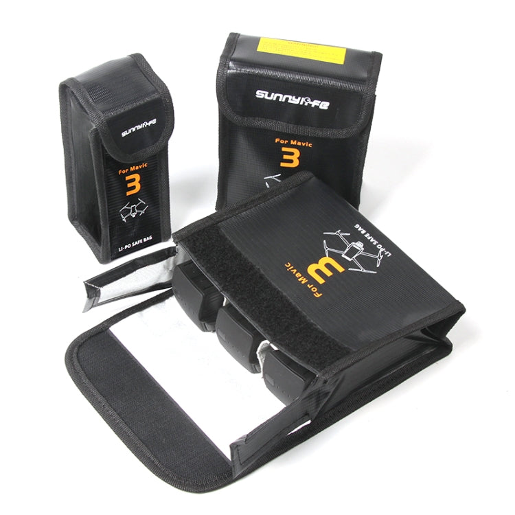 For Mavic 3 Sunnylife M3-DC105 2 In 1 Batteries Safe Storage Explosion-proof Bags - HoMEdemic™ 