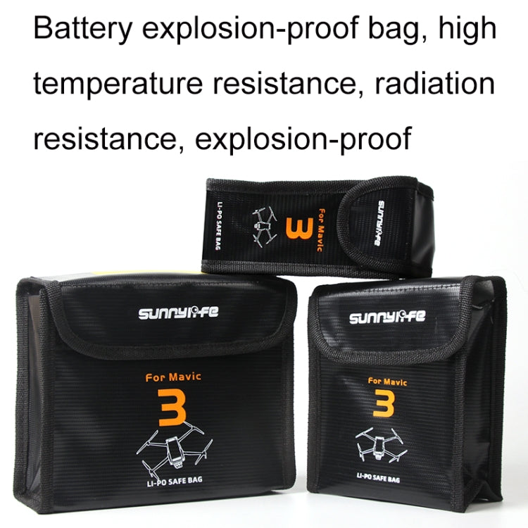 For Mavic 3 Sunnylife M3-DC105 2 In 1 Batteries Safe Storage Explosion-proof Bags - HoMEdemic™ 