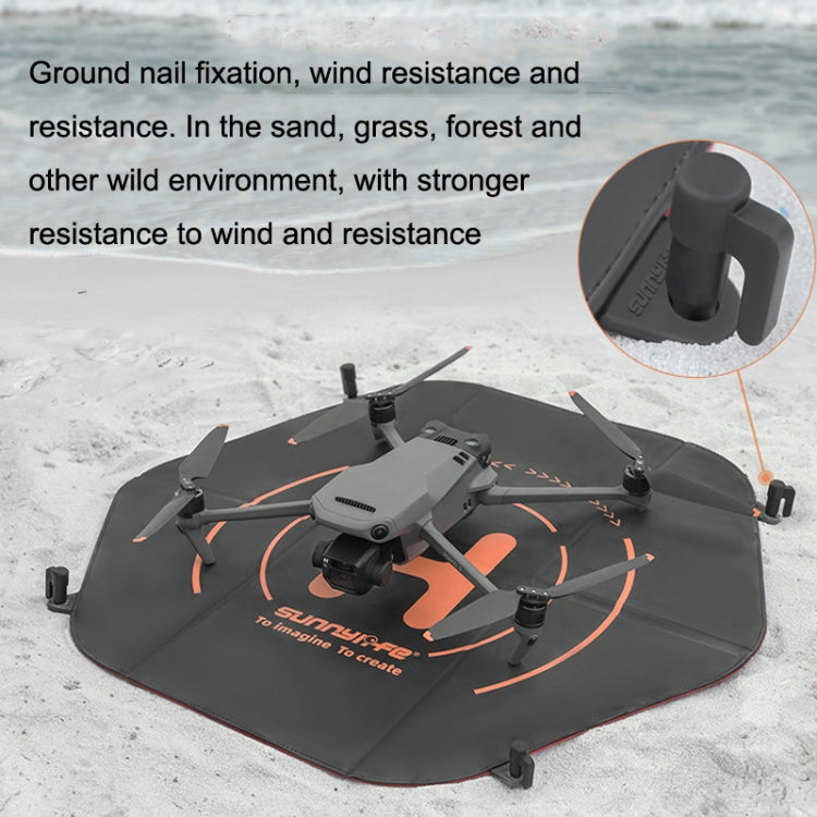 Sunnylife TJP09 For DJI Avata / Mini 3 Pro 60cm Waterproof Double Sided Folding Apron(Black Red) - HoMEdemic™ 