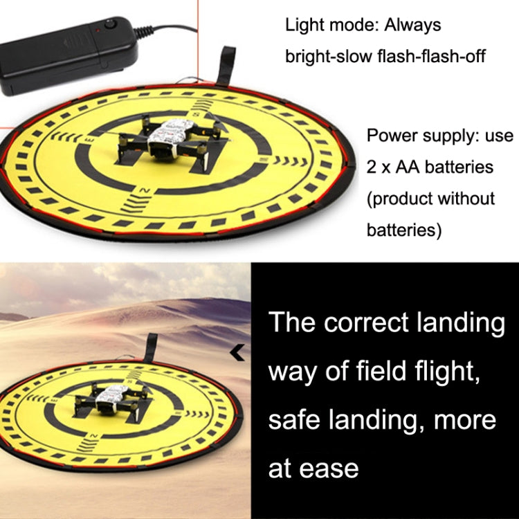Sunnylife DJI-TJP07 For DJI Avata / Mini 3 Pro / Mavic 3 / Mini SE 70cm Adjust Luminous Night Light Apron(Yellow Black) - HoMEdemic™ 