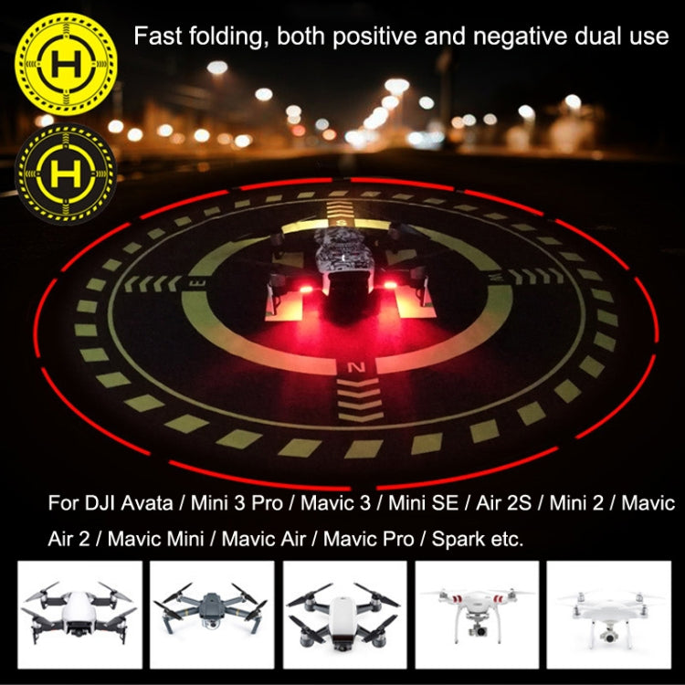 Sunnylife DJI-TJP07 For DJI Avata / Mini 3 Pro / Mavic 3 / Mini SE 70cm Adjust Luminous Night Light Apron(Yellow Black) - HoMEdemic™ 