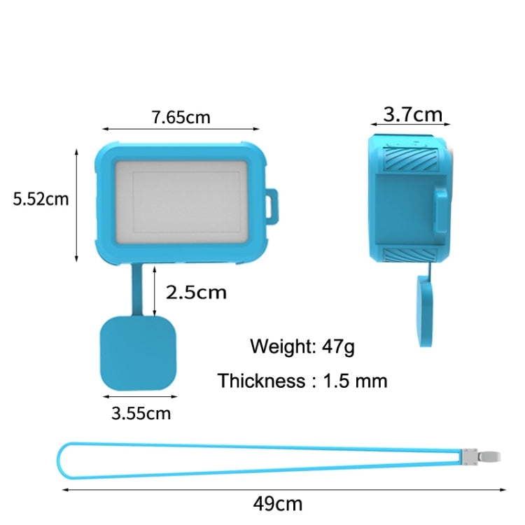 For GoPro HERO10 Black / HERO9 Black Liquid Silicone Case(Sky Blue) - HoMEdemic™ 