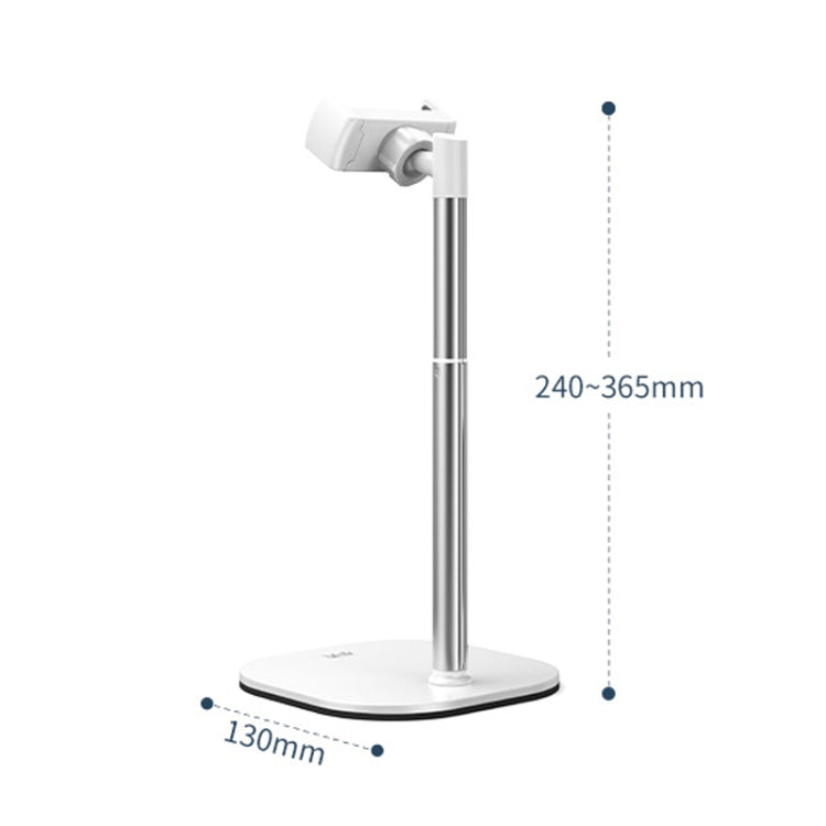 SSKY B09 Live Broadcast Desktop Aluminum Alloy Telescopic Phone Bracket(White) - HoMEdemic™ 