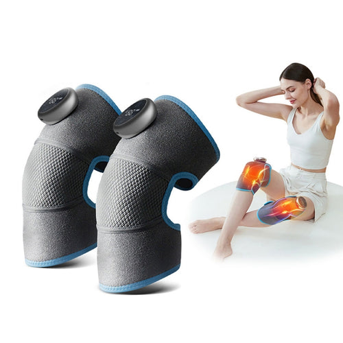 Electric Heating Therapy Knee Warm Knee Pad Brace Massage,Spec: Double With Vibration - HoMEdemic™ 