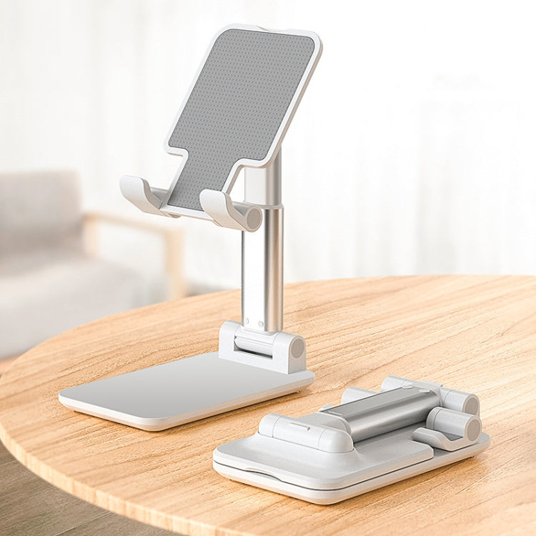 SSKY X5 Desktop Phone Live Foldable Tablet Bracket, Style: Standard Version (White) - HoMEdemic™ 