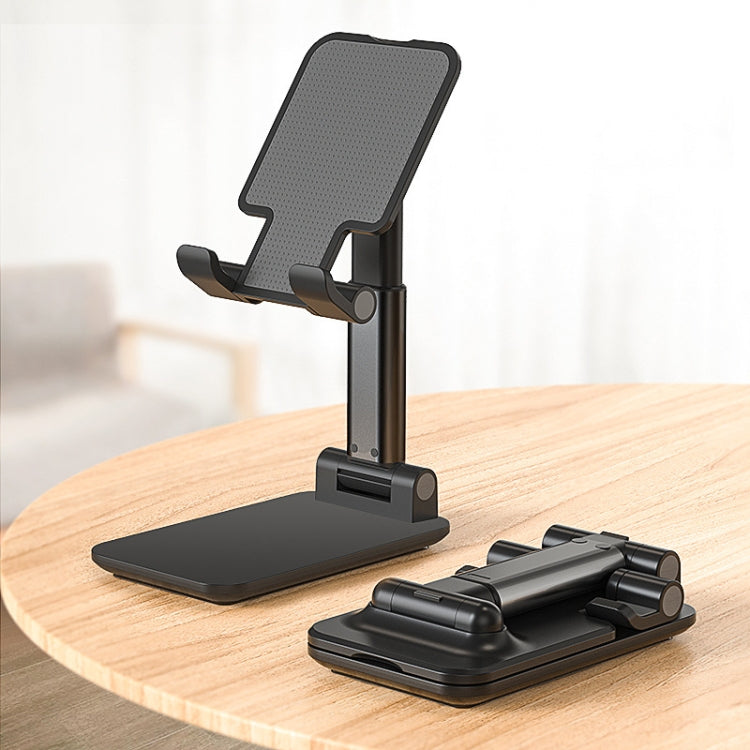 SSKY X5 Desktop Phone Live Foldable Tablet Bracket, Style: Standard Version (Black) - HoMEdemic™ 