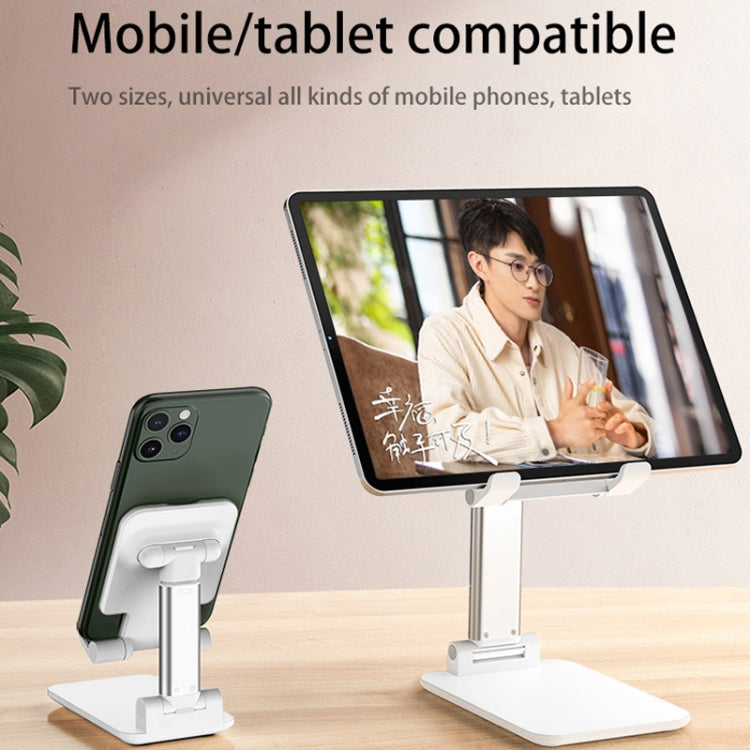 SSKY X5 Desktop Phone Live Foldable Tablet Bracket, Style: With Mirror Version (Pink) - HoMEdemic™ 