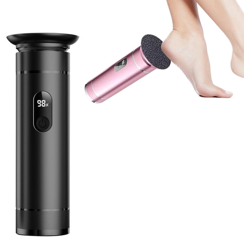 S-608 Smart Digital Display USB Charging Foot Grinder Exfoliating Electric Pedicure(Black) - HoMEdemic™ 