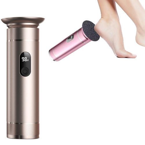 S-608 Smart Digital Display USB Charging Foot Grinder Exfoliating Electric Pedicure(Gold) - HoMEdemic™ 