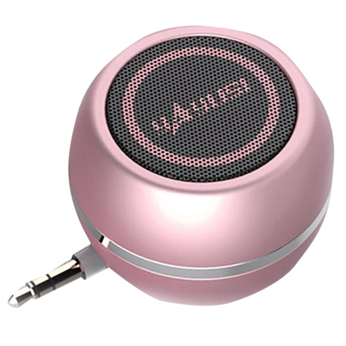 Yayusi A5 Mobile Phone Computer Plug In Audio Mini External Speaker, Color: Rose Gold - HoMEdemic™ 