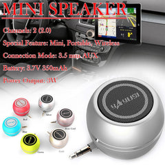Yayusi A5 Mobile Phone Computer Plug In Audio Mini External Speaker, Color: Local Gold - HoMEdemic™ 