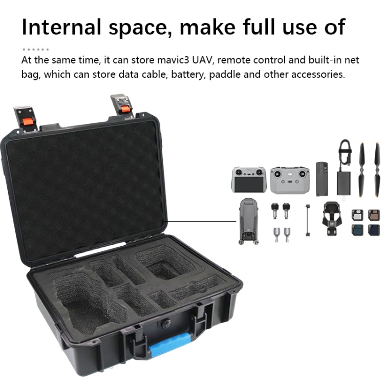 For DJI Mavic 3 Classic Drone Storage Box Portable Explosion-proof Case(Black) - HoMEdemic™ 