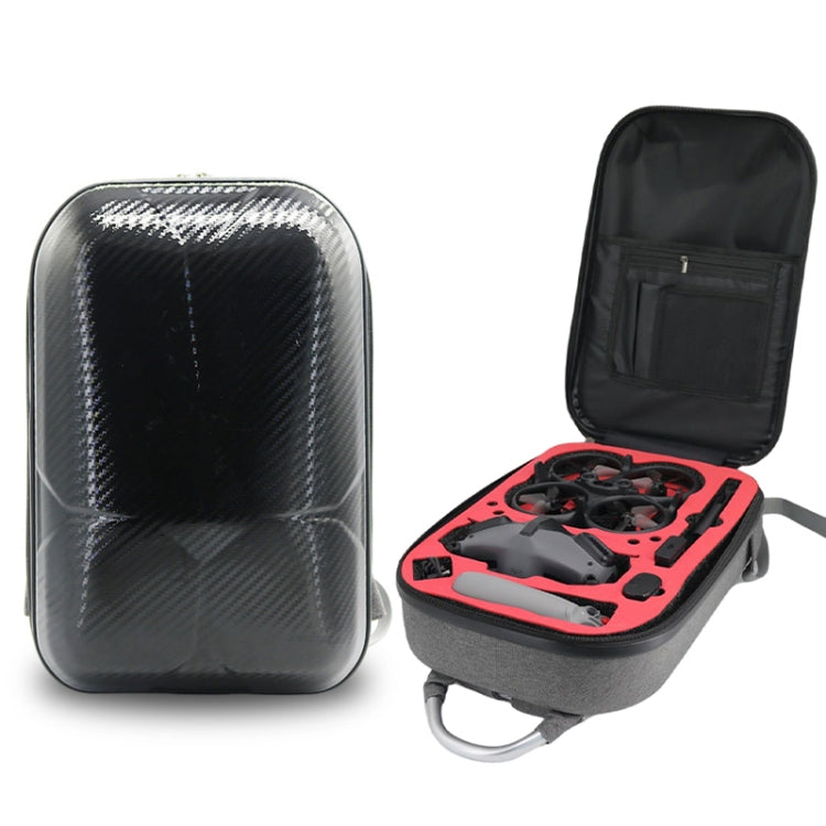 For DJI Avata Carbon Fiber Backpack Shockproof And Waterproof Bag(Black and Gray) - HoMEdemic™ 
