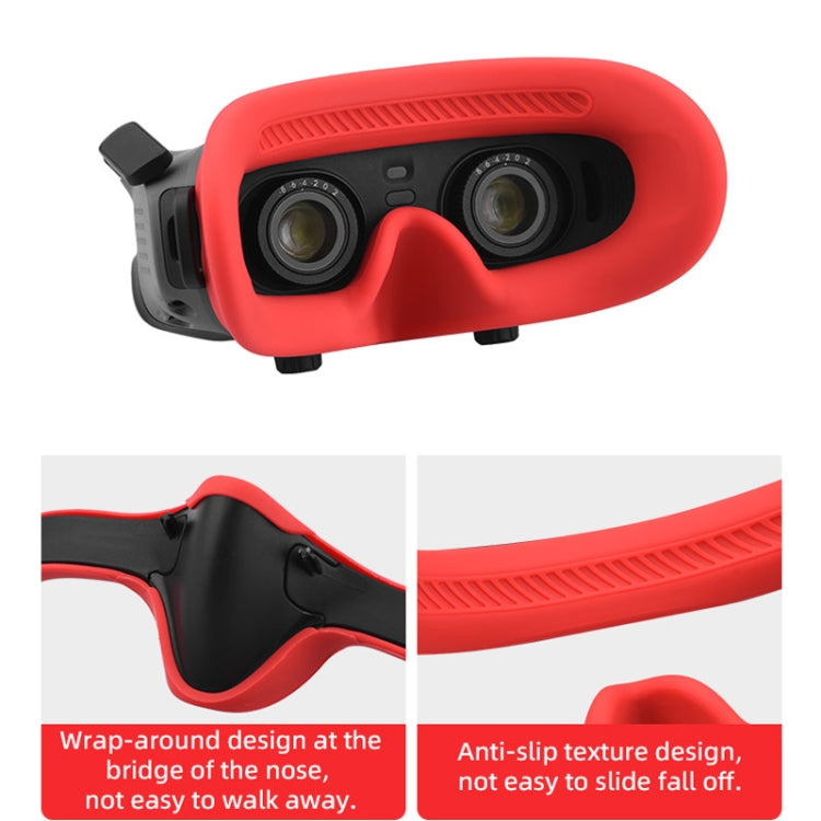 For DJI Avata Goggles 2 Eye Pad Silicone Protective Cover(Black) - HoMEdemic™ 