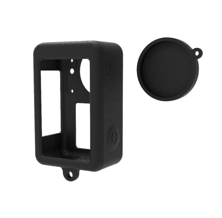 For DJI Osmo Action 3 Silicone Protective Case Lens Cap(Black) - HoMEdemic™ 