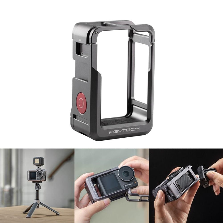 PGYTECH For DJI Osmo Action 3 Aluminum Alloy Camera Housing Shell Expansion Protective Frame - HoMEdemic™ 