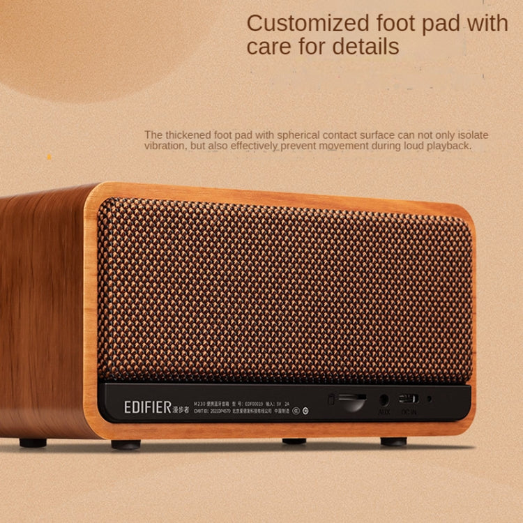 Edifier M230 Retro Classic Desktop Portable Wireless Bluetooth 5.0 Wood Speaker - HoMEdemic™ 