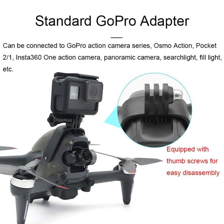 For DJI FPV Top Expansion Adapter Bracket Sports Camera Bracket - HoMEdemic™ 