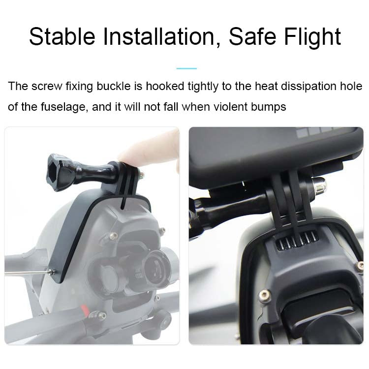 For DJI FPV Top Expansion Adapter Bracket Sports Camera Bracket - HoMEdemic™ 