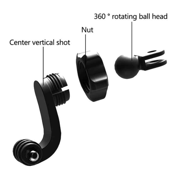 2 PCS Action Camera Universal Centered Vertical Shoot Horizontal Shoot Adapter - HoMEdemic™ 