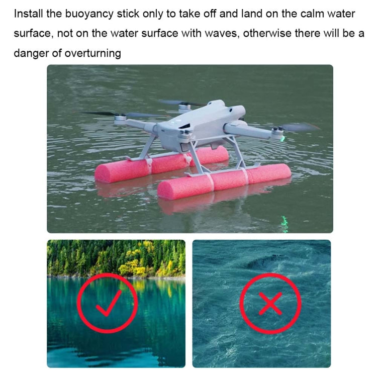 For DJI Mini 3 Pro CQT 913492 Floating Heightened Drone Landing Gear Buoyancy Rod - HoMEdemic™ 