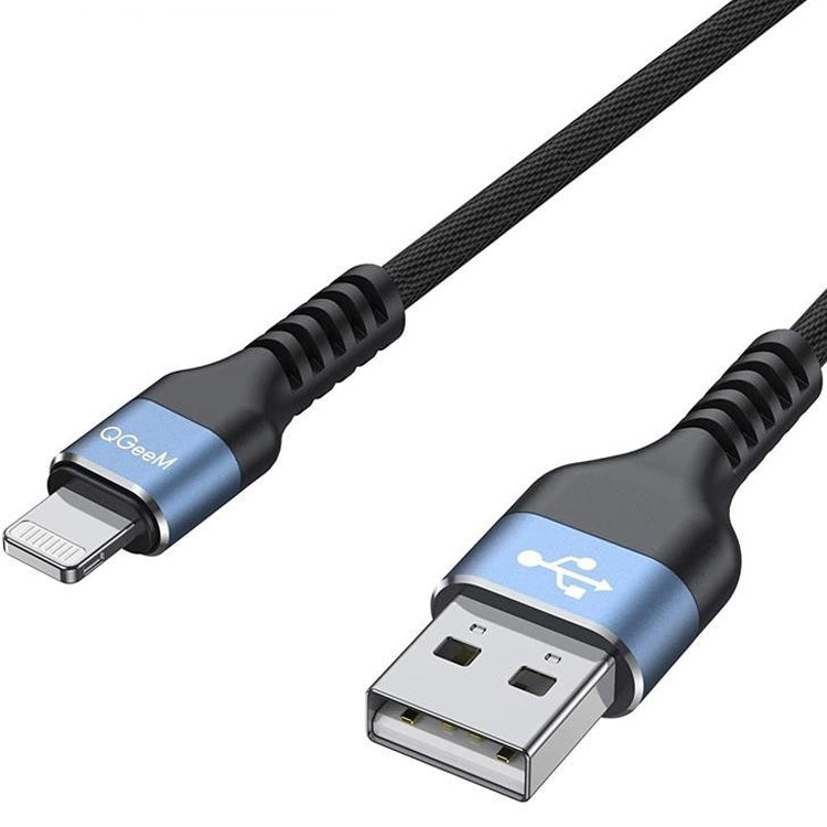 QGeeM MF01 USB-A To 8 Pin Phone Tablet Fast Charging Data Cable, Length: 1m - HoMEdemic™ 