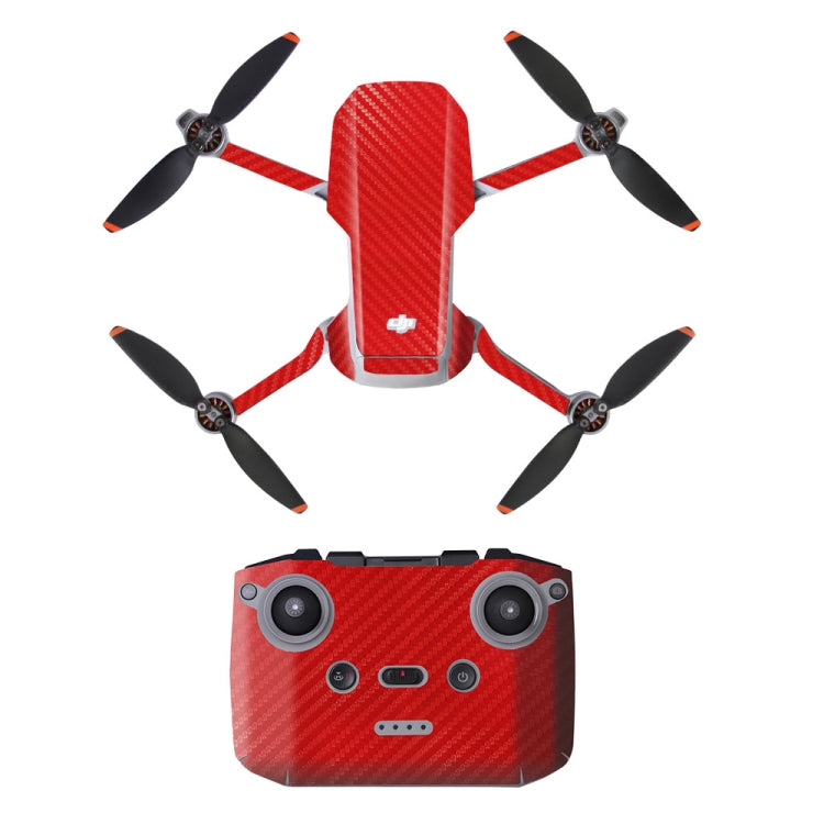 Sunnylife MM2-TZ452 For DJI Mini 2 / Mini 4K / DJI Mini 2 SE  Waterproof PVC Drone Body + Arm + Remote Control Decorative Protective Stickers Set(Carbon Pattern Red) - HoMEdemic™ 