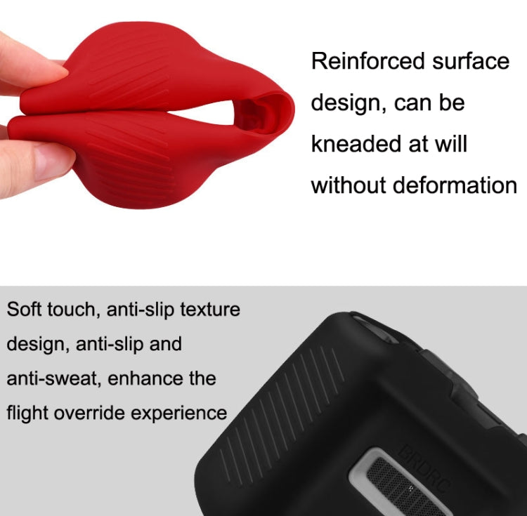 BRDRC DJI-7559 For DJI Mavic 3 / Mini 3 / 3 Pro Remote Control Silicone Protective Cover(Black) - HoMEdemic™ 