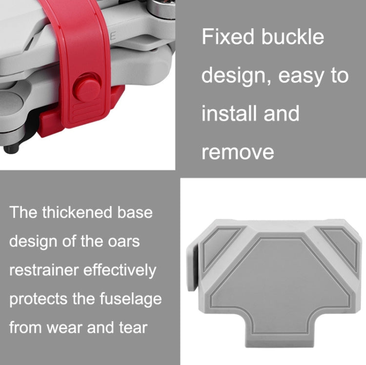 BRDRC DJI-8936 For DJI Mavic Mini / Mini 2 / Mini SE Beam Paddle Device Propeller Blade Retainer(Red) - HoMEdemic™ 