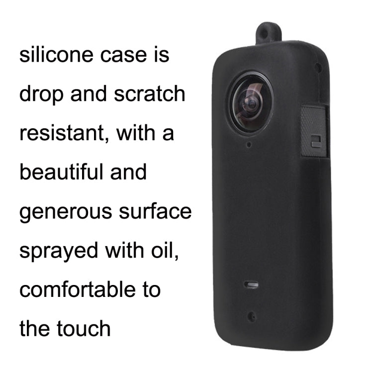 For Insta360 One X2 Sunnylife ST-Q9420 Silicone Protective Case Black Lens Screen Case - HoMEdemic™ 