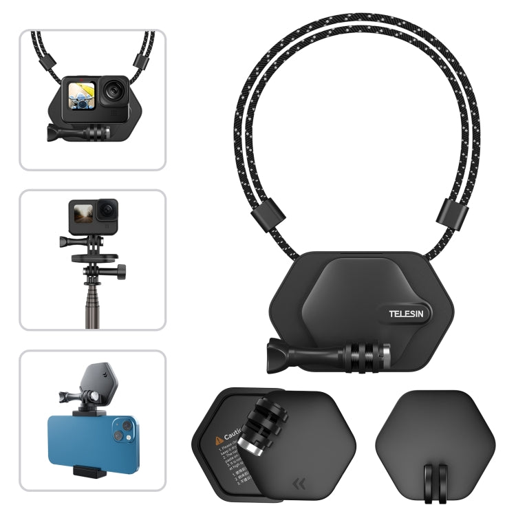 TELESIN Magnetic Action Camera Quick Release Bracket Mount,Spec: Ordinary Suit - HoMEdemic™ 