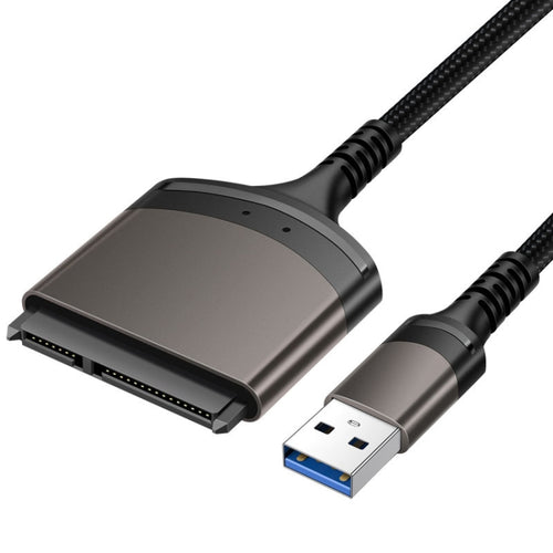 Aluminum Easy Drive Line USB3.0 To SATA Hard Disk Data Cable Supports 2.5 Inch SATA 22P, Length: 20cm - HoMEdemic™ 