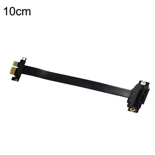 PCI-E 3.0 1X 180-degree Graphics Card Wireless Network Card Adapter Block Extension Cable, Length: 10cm - HoMEdemic™ 