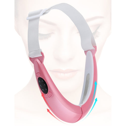 106892 EMS Microcurrent Red and Blue Light Massage Face-Lifting Instrument(Pink) - HoMEdemic™ 