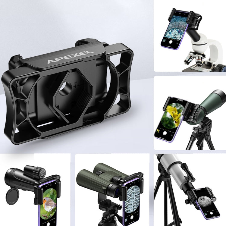 APEXEL APL-F002 Dual Monocular Bird Watching Camera Universal Eyepiece Connector Phone Accessories(Black) - HoMEdemic™ 