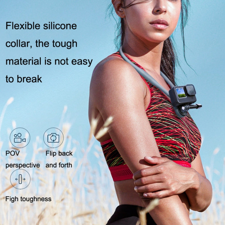 TELESIN TE-HNB-001 Magnetic Halter Bracket Action Camera Shooting Collar For GoPro HERO11 Black / HERO9 Black / DJI Osmo Action 3, Style: MAX Version For S-XXL - HoMEdemic™ 