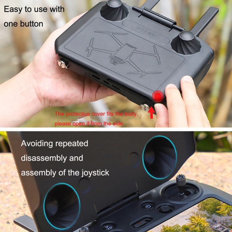 Sunnylife YK558 With Screen Remote Control Shielding Protection Cover For DJI Mini 3 / 3 Pro / Mavic 3 / RC Pro(Black) - HoMEdemic™ 