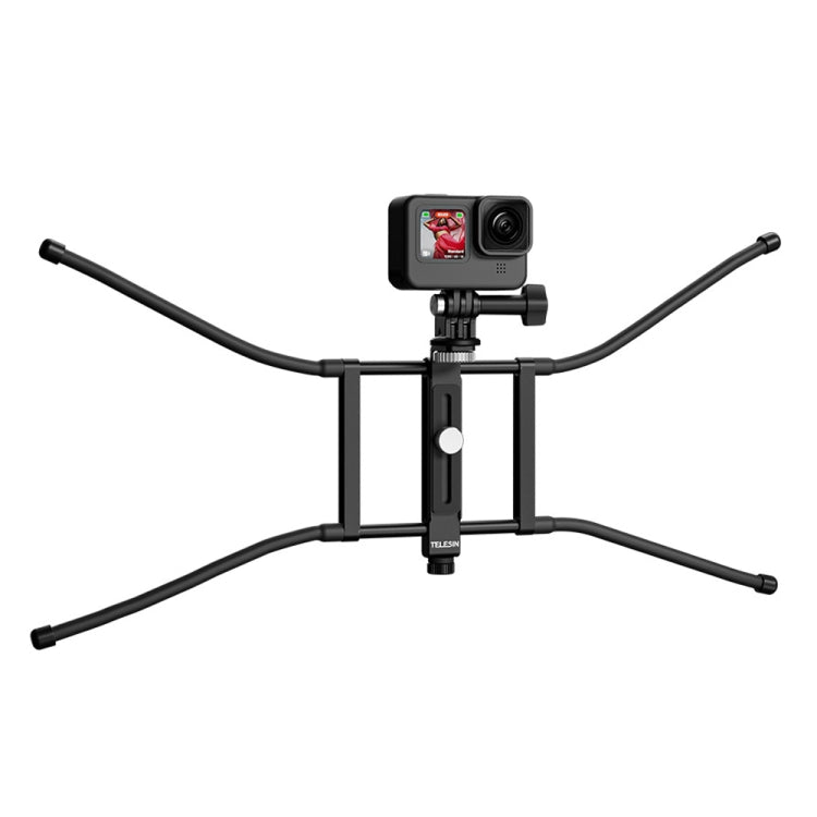 TELESIN TE-FM-001 Action Camera Hanging Net Bracket For  Gopro HERO11 Black / HERO10 Black / HERO9 Black / DJI Action 3 / 2 (Black) - HoMEdemic™ 