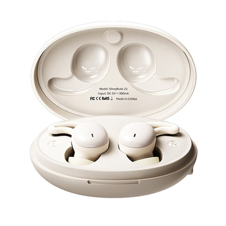 REMAX SleepBuds Z2 Sleep Wireless Music Headphones Half In-Ear Stereo TWS Bluetooth Earphone(Beige) - HoMEdemic™ 