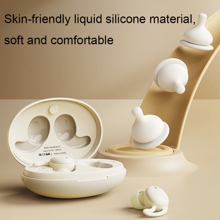 REMAX SleepBuds Z2 Sleep Wireless Music Headphones Half In-Ear Stereo TWS Bluetooth Earphone(Beige) - HoMEdemic™ 