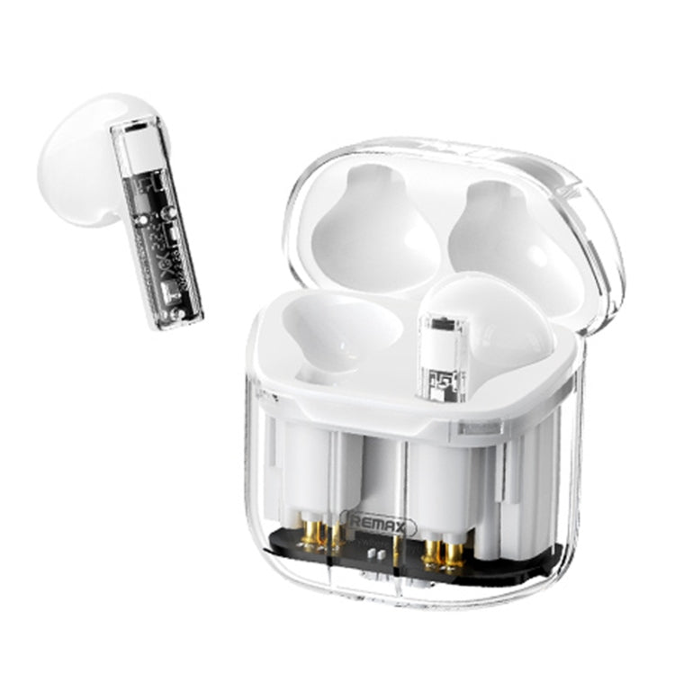 REMAX CozyBuds 6C TWS Transparent Cabin Low Delay Wireless Bluetooth Headset(White) - HoMEdemic™ 