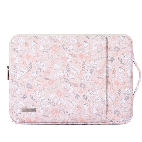 G4-89  PU Laptop Case Tablet Sleeve Bag with Telescoping Handle, Size: 11 Inch(Light Pink) - HoMEdemic™ 