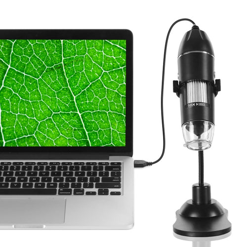 A8 50X-1000X USB Hose Stand Digital Microscope LED Light Handheld Portable Microscope - HoMEdemic™ 