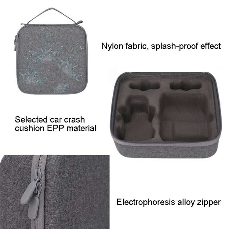 For DJI Mavic Mini 2 Dual Battery Storage Bag Handheld Protective Case(Light Grey) - HoMEdemic™ 
