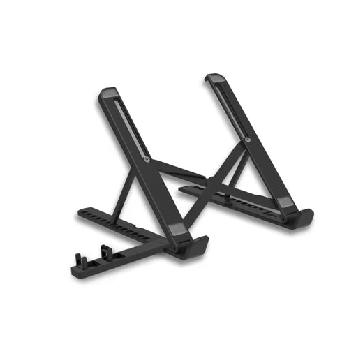 2 In 1 Laptop Mobile Phone Stand Heightening Cooling Stand(Black) - HoMEdemic™ 